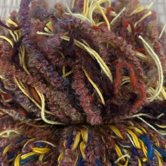 Handmade hand knitted super heavy duty, colorful beanie, one size - Picture 5 of 6